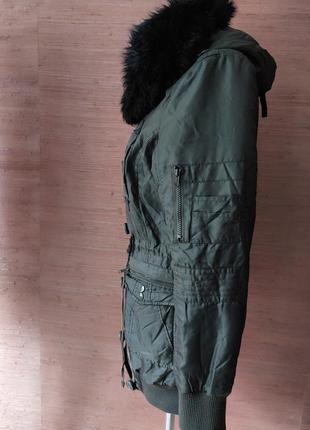 🌳🍁🌳 крута довга куртка хакі3 фото