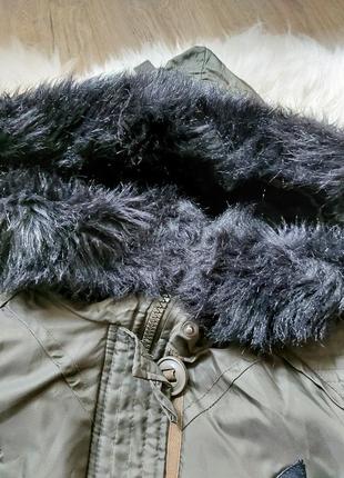 🌳🍁🌳 крута довга куртка хакі10 фото