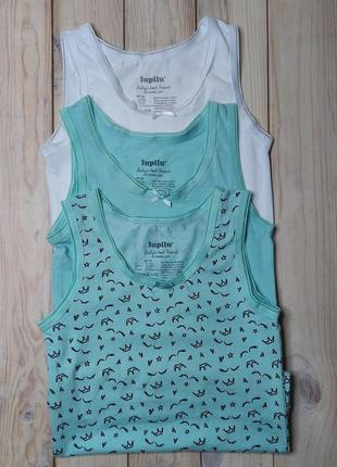 Майка для дівчинки комплект 98-104 lupilu німеччина