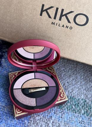 Палетка тіней kiko milano a holiday fable ethereal eyeshadow palette уценка9 фото