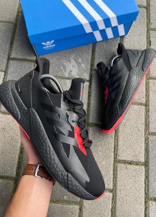 Мужские кроссовки adidas x9000 l3 core black/red #адидас