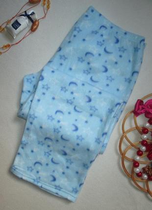 Суперовые тёплые домашние пижамные флисовые штаны батал с принтом tendresse ⛄❄️⛄4 фото