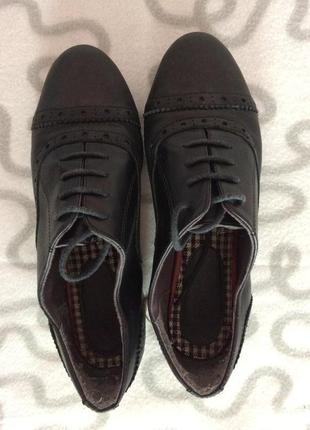 Шкіряні оксфорди, броги, черевички ,туфлі шкіряні оксфорди