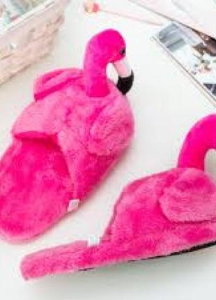 Домашние тапочки фламинго pink 35-40 р, 1236864 фото