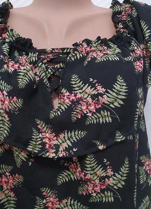 Квіткова блуза guess 4