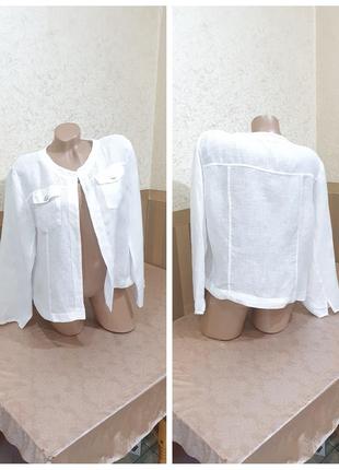 Льняной пиджачок. made in italy.