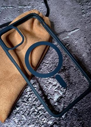 Чехол на iphone 11 с магнитным кольцом magsafe (айфон)