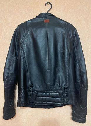 Продам chopper men's leather jacket black g-star raw original2 фото