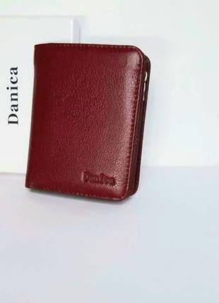 Зручний мiсткий шкiряний гаманець  danica2 фото