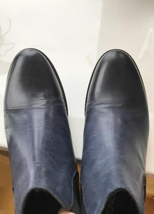 Італійські шкіряні чоботи челсі contigo, 36 p, 23,5 - 24 см устілка3 фото