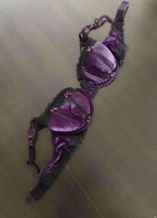 Бюстгальтер фиолетовый с пушап2 фото