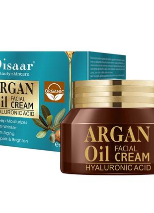 Disaar argan oil cream органічний крем для обличчя з аргановим маслом та гілауроновою кислотою