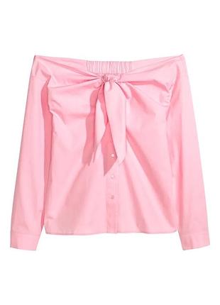 Рубашка с завязкой h&m 2