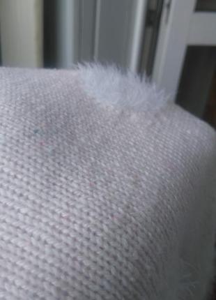 Ніжний, м'який светр, пуловер в пухнасті горохи collection debenhams р. 165 фото