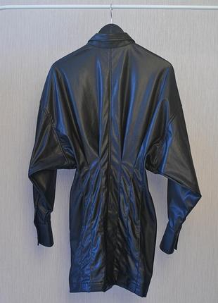 Платье кожзама h&m 4