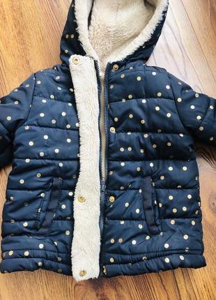 Тепла демі куртка 104 розмір 7