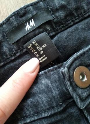 Стильные черные джинсы размер 302 фото