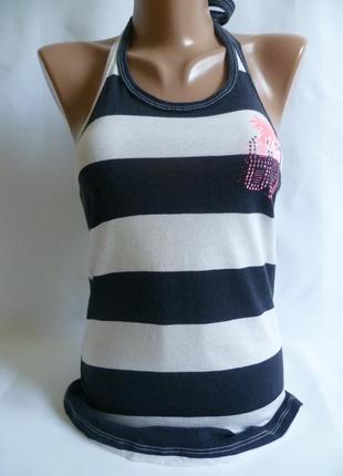 Майка в полоску h&м
