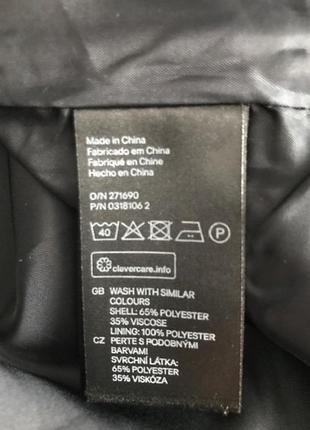 Стильное платье без рукавов / сарафан в стиле сафари от h&m, размер 42, укр 46-487 фото