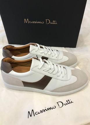 Кроссовки мужские кожа massimo dutti