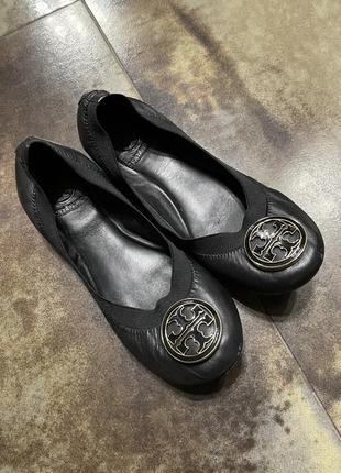 Балетки кожа , tory burch, 36
