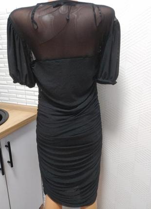Чорне міді плаття missguided4 фото