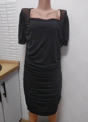 Чорне міді плаття missguided2 фото