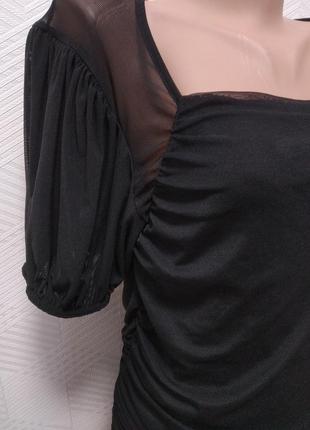Чорне міді плаття missguided3 фото