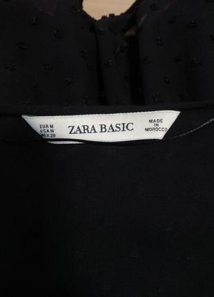 Чорна блуза zara6 фото