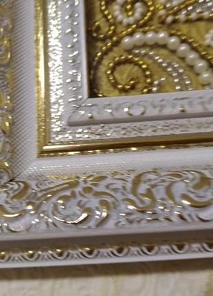 Икона домашний иконостас вышитый бисером