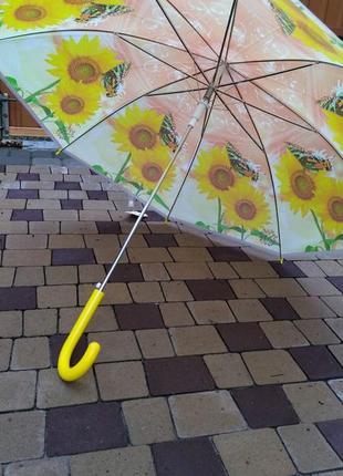 Зонт трость силіконовий3 фото