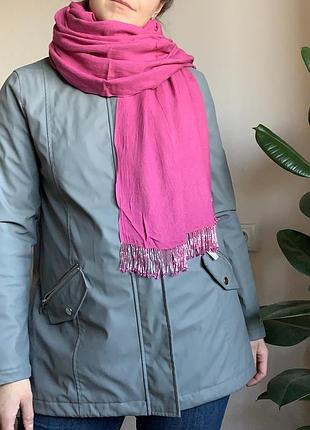 Тонкий шарф с бисером