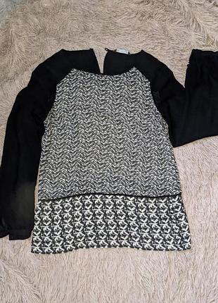 Блузка з довгими рукавами