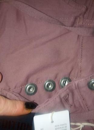 Катонові еластичні штани типу джинса chicoree traffic edition regular waist loose fit3 фото