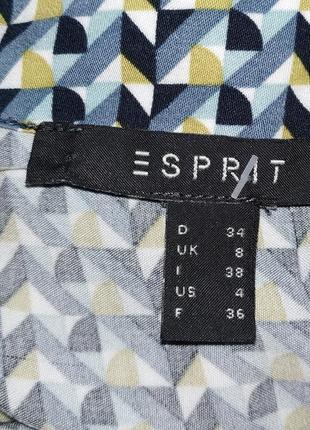 Шикарна блузка esprit віскоза на зав'язках спереду6 фото