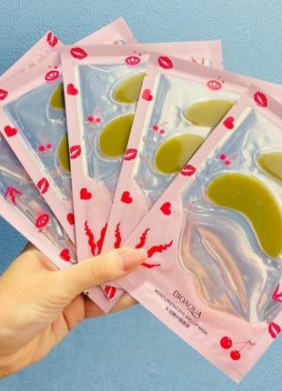 Набір гідрогелевих патчів для очей і губ bieaqua з екстрактом морських водоростей і вишні