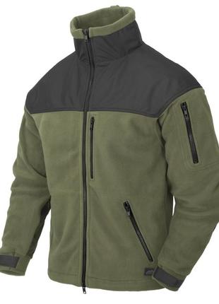 Куртка флісова helikon-tex® classic army jacket - fleece - olive/black xl