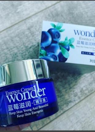 Wonder essence cream увлажняющий крем для лица с черникой регенерирующий2 фото