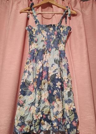 Плаття в квітковий принт, квіткова сукня3 фото