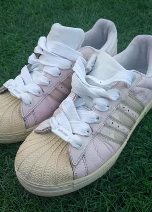 Оригинальные кроссовки adidas superstar 25-26 см стелька1 фото