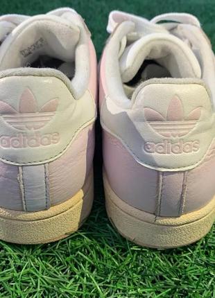 Оригинальные кроссовки adidas superstar 25-26 см стелька4 фото