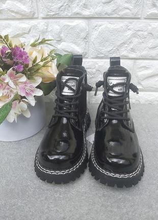 Гарні та стильні черевички bessky для дівчинки3 фото
