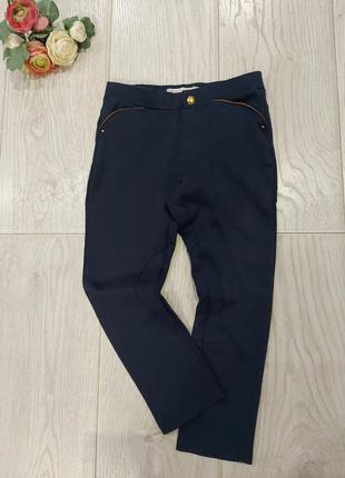 Синие брюки джегинсы zara soft collection 5-6 лет