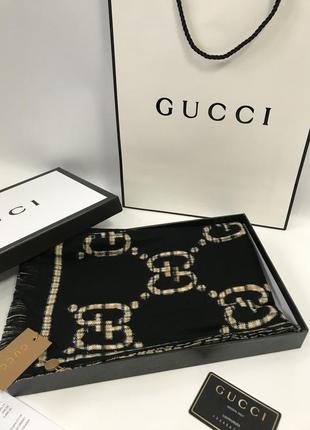 Двосторонній шарф у стилі gucci