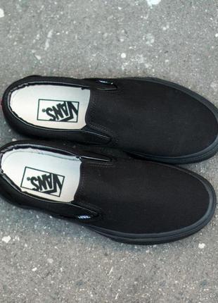 Кеды vans slip-on classic black