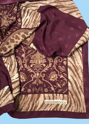 Roccobarocco шелковый платок шовкова хустка