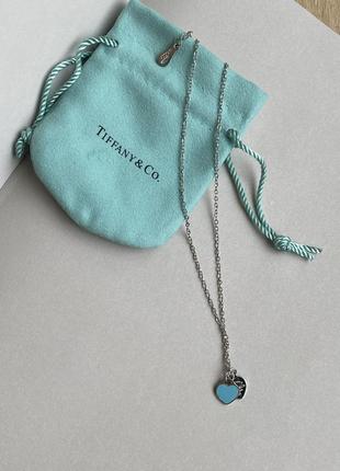 Ланцюжок у стилі tiffany срібний кольє