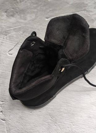 Мужские зимние замшевые ботинки puma, зимові замшеві черевики puma3 фото