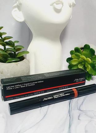 Оригінал олівець праймер для губ shiseido lip liner inkduo 09 scarlet оригинал карандаш бальзам для губ1 фото