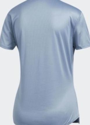 Спортивна бігова жіноча приталена футболка adidas, розмір м2 фото